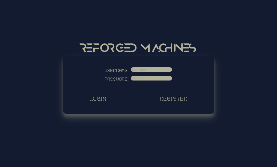 login screenshot